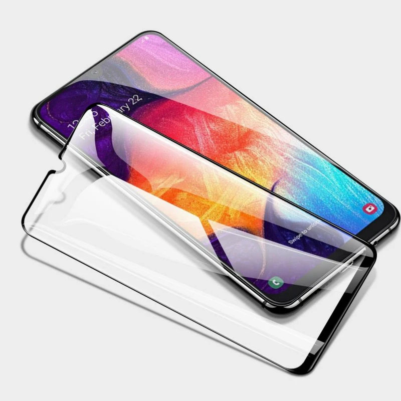 2 шт. для Samsung Galaxy M10 протектор экрана закаленного стекла полное покрытие 9D