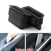 bbqfuka 2pcs car container accessories fit for 2008 2013 xc60 interior front side door armrest storage box case holder