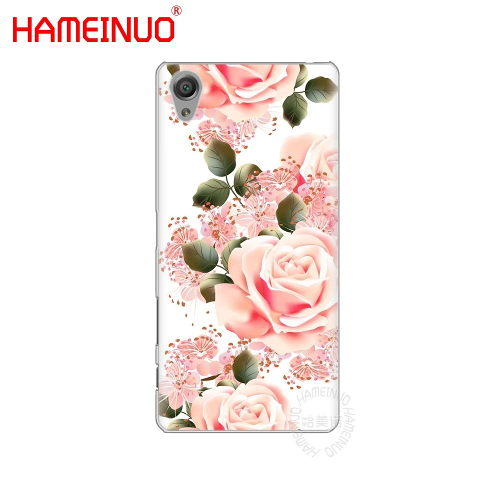 HAMEINUO чехол для телефона с красивыми цветами девушками листьями sony xperia z2 z3 z4 z5 mini