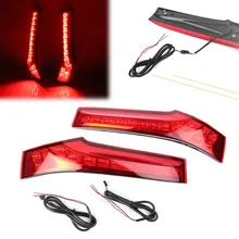 Car LED Rear Windshield Side Pillar Tail Brake Lamp Lights Taillight For Honda Fit 2015 2016 2017 2018 Automobile Part Accessory