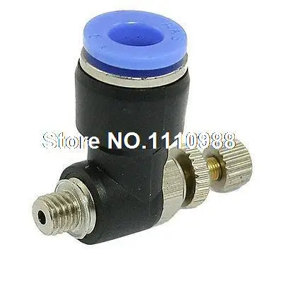 

2 Pcs 6mm One Touch Fitting 5mm Thread Pneumatic Speed Controller Air Valve