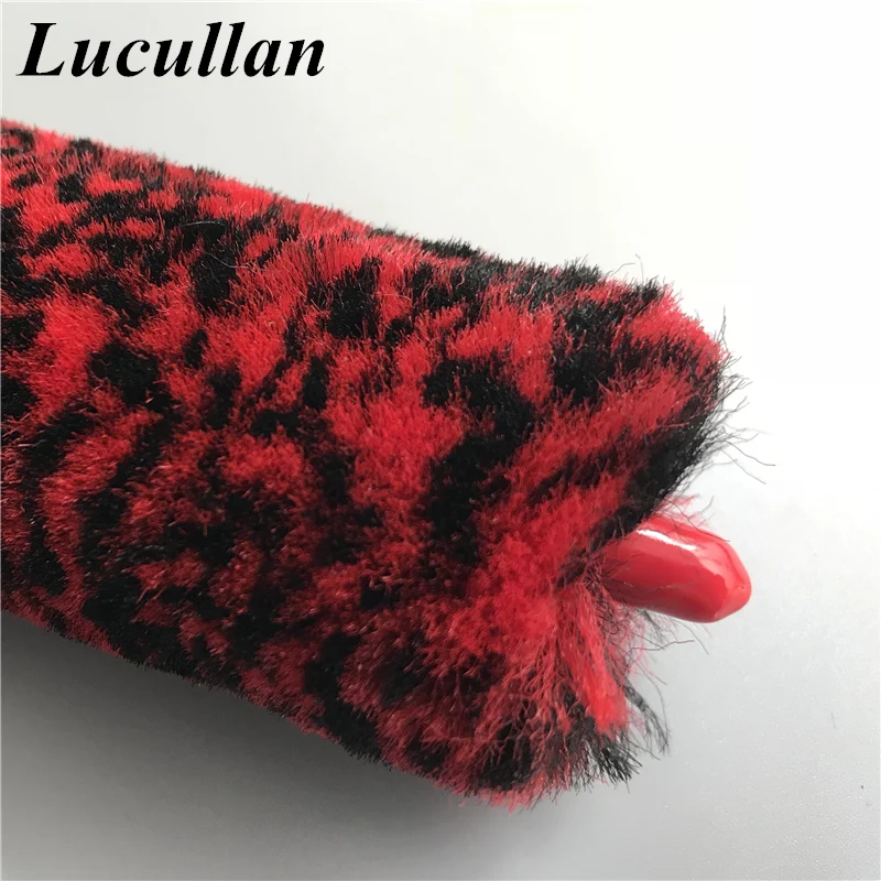 Lucullan Одиночная упаковка улучшенная версия укрепление ручка Премиум-качества из шерсти колесная щетка 38/48 см автомобильные щетки для чистки обода мягкие волокна Woolies