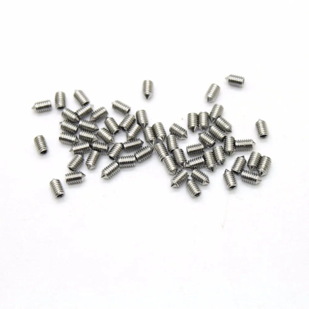 100 шт. M3 M4 M5 304 шурупы из нержавеющей стали с шестигранной головкой|grub screw|set screwsocket