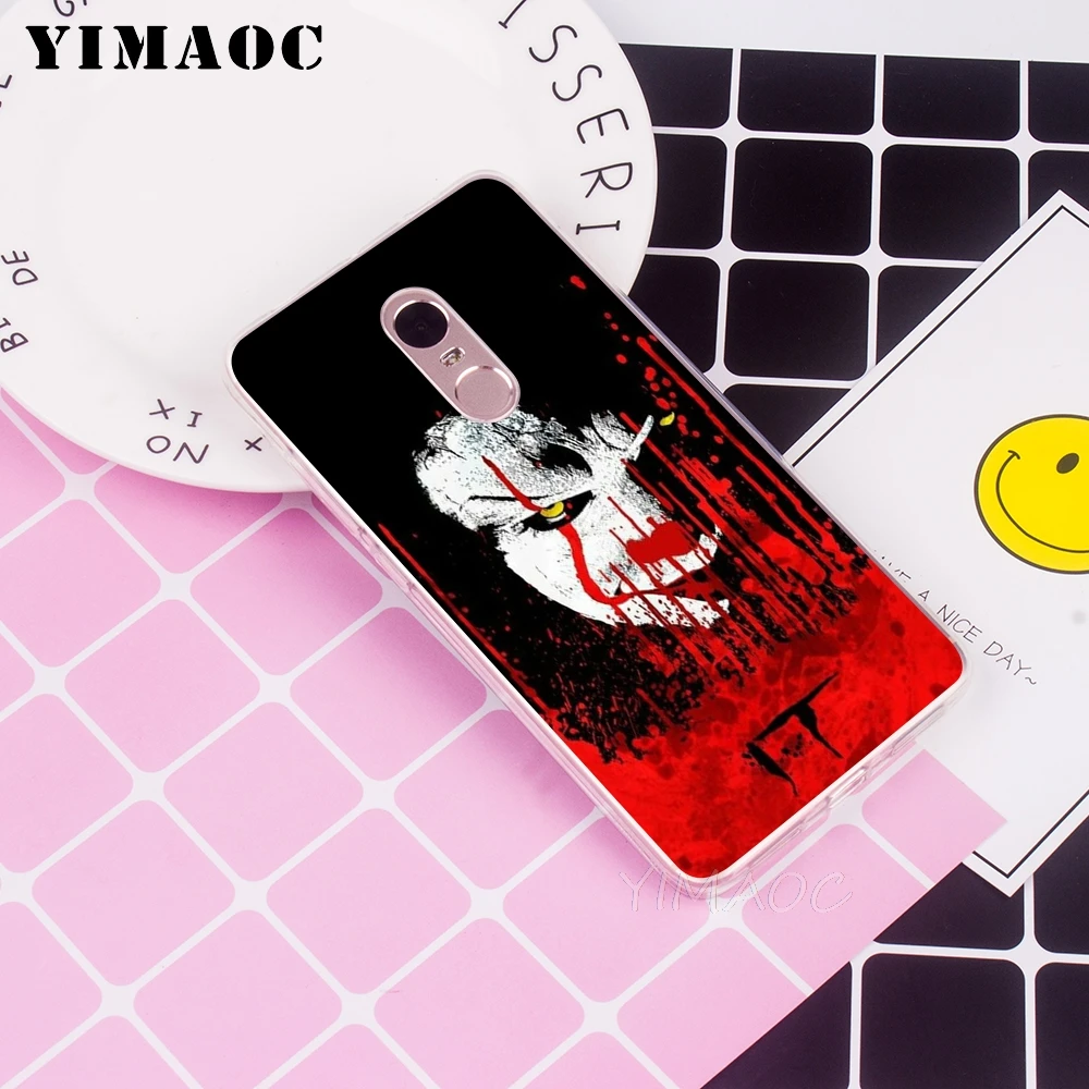 YIMAOC Stephen King s ItSoft TPU чехол для Xiaomi Redmi 6 4X 5A 4A S2 Note 4 5 Pro Plus Mi 8 9 SE A2 A1 MiX 2S MAX 3 |