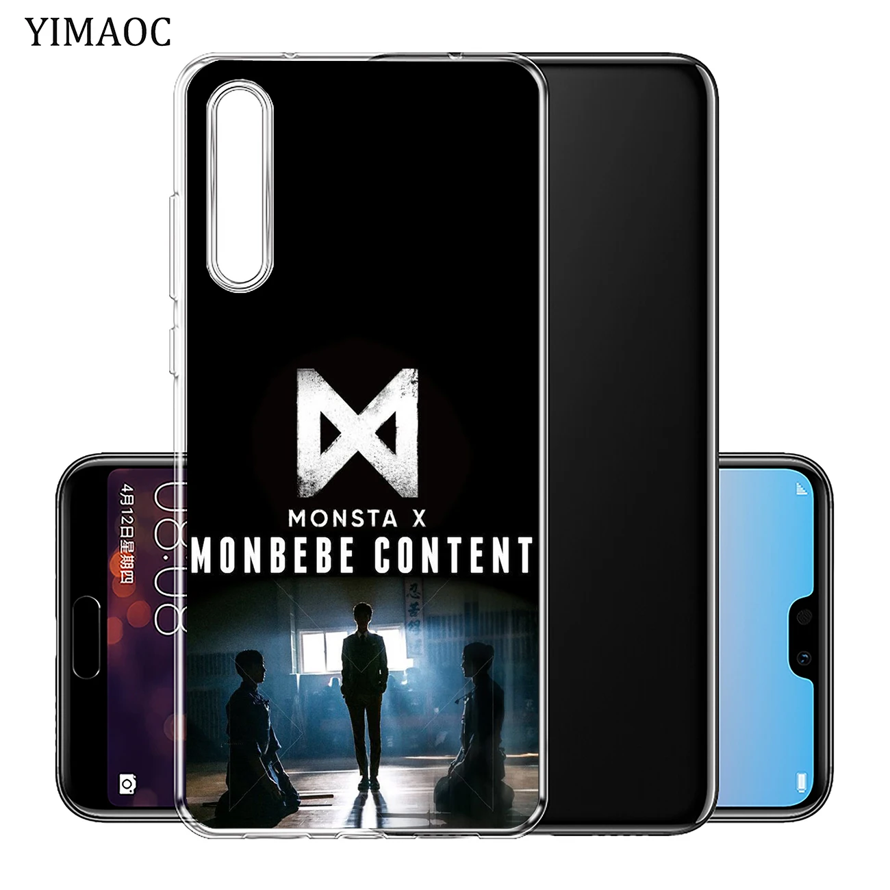 Мягкий силиконовый чехол YIMAOC MONSTAX Monsta X kpop из ТПУ для Huawei Y7 Y6 Y9 Prime 2018 Honor 20 10 8 8C 8X 9X 9