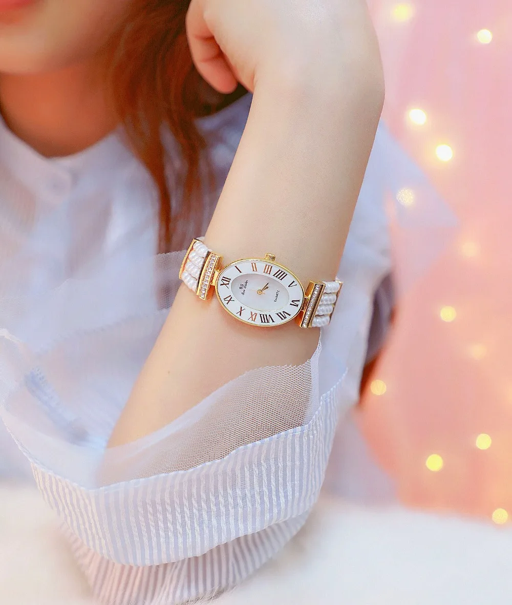 Новое поступление, женские часы Montre, Топ бренд, жемчужный браслет, модные нарядные часы, женские наручные часы, Relogios Femininos saat