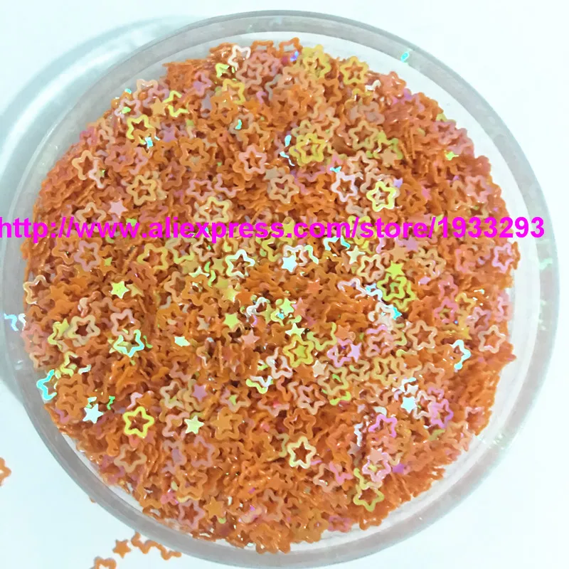 Пайетки из ПВХ с полыми цветами для дизайна ногтей 100 г (15000 шт.) 4 мм|sequin one shoulder