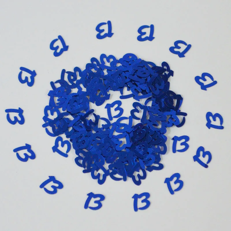 150 г цифры для мальчиков и девочек 13 дюймов стол вечеринки в честь Дня Рождения