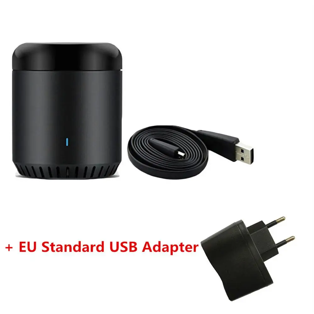 Broadlink RM Mini3 WiFi+ ИК пульт дистанционного управления беспроводной смарт-контроллер для Alexa Google Home AU UK US EU Plug SP3 розетки - Комплект: RM Mini 3 EU plug