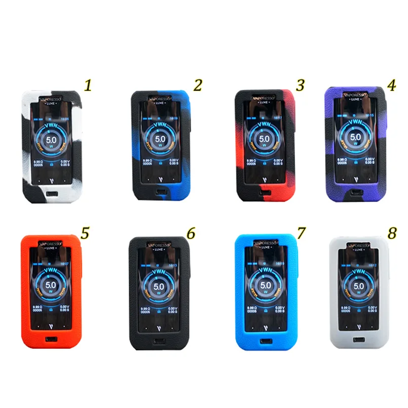 Силиконовый чехол для Vaporesso Lux 220W TC Kit, чехол для кожи, гелевая оболочка, подходит для Vaporesso Lux 220W Mod shield