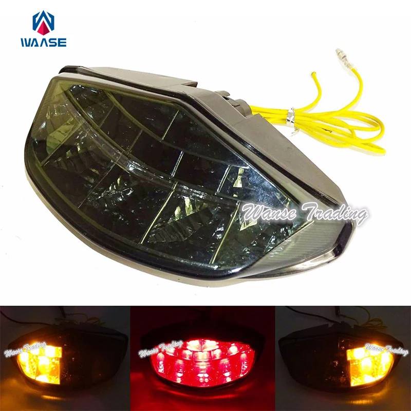 

Хромированный светодиодный задний фонарь, Тормозные Сигналы поворота, встроенный дым для DUCATI Monster Diesel 696, 750, 795, 796, 1100S, 1100/S/EVO