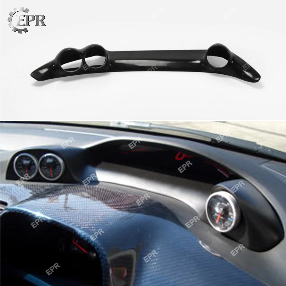 Для Civic FD2 FRP Fiber Glass BYS Dash крепление индикатора Pod 60 мм (RHD) glass Dashboard внутренняя