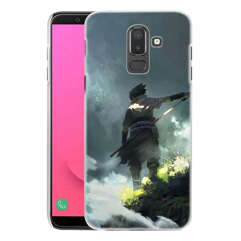 Чехол аниме Наруто Харуно Сакура для samsung Galaxy A6 A8 Plus J4 J6 J8 прозрачный жесткий пластик PC Fundas Capa чехол для телефона - Цвет: 08