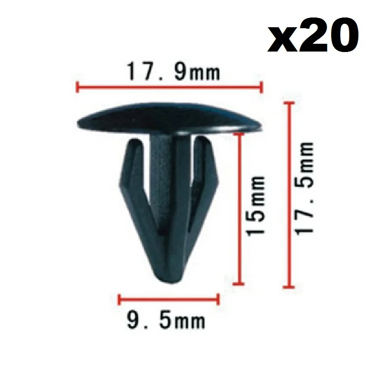 

20pcs For Honda Series Fixed buckle / Nylon Retainer Clip