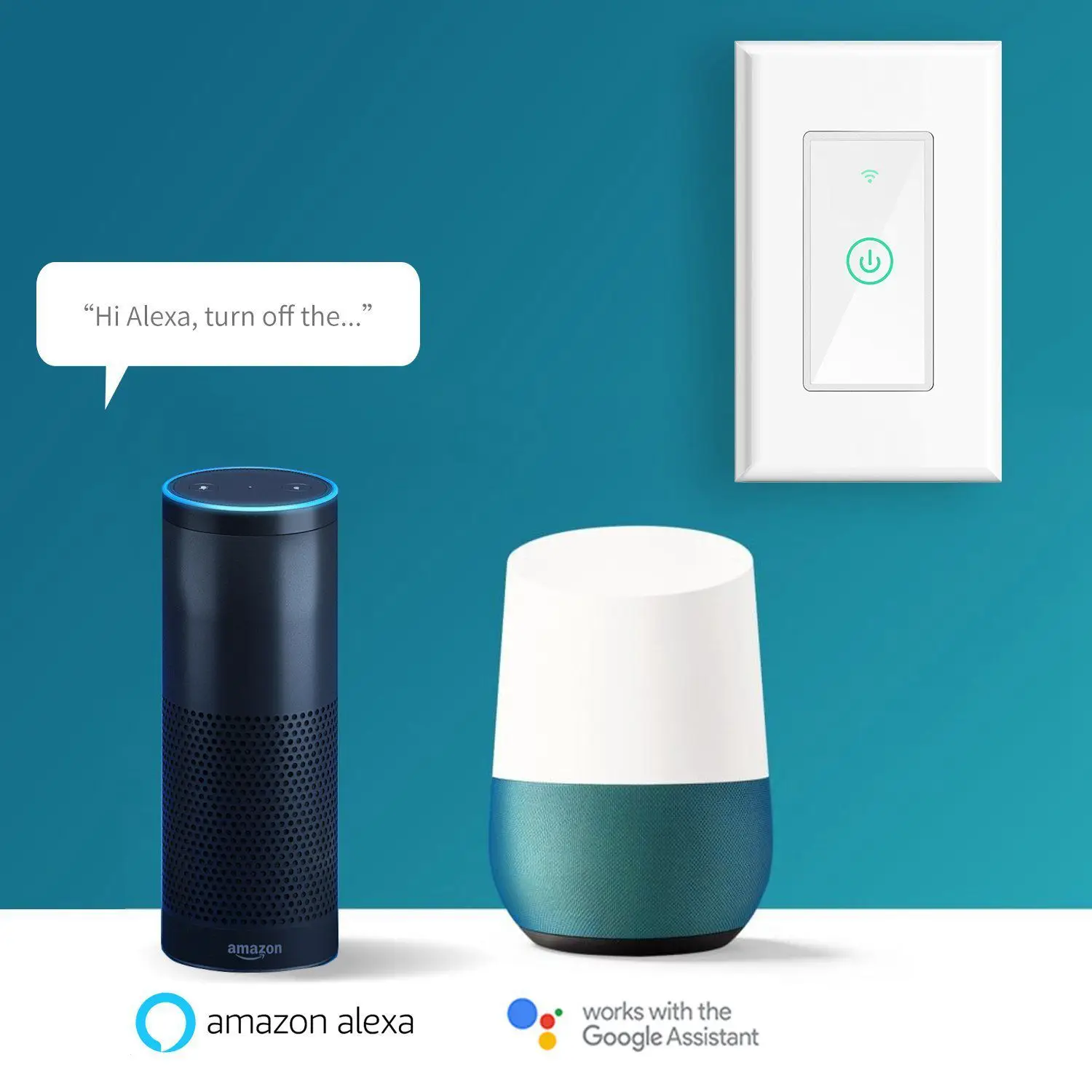Топ Смарт Wi Fi беспроводной настенный выключатель света для Amazon Alexa и Google Assistant