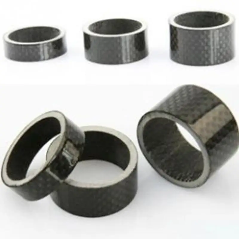 5 шт. Распорки из углеродного волокна для ремонта велосипеда 3 мм/5 мм/10 мм/15 мм/20 мм