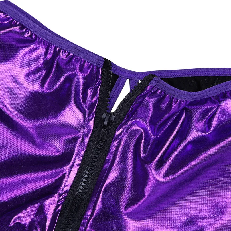 Новое модное мужское нижнее белье из лакированной кожи на молнии сексуальные