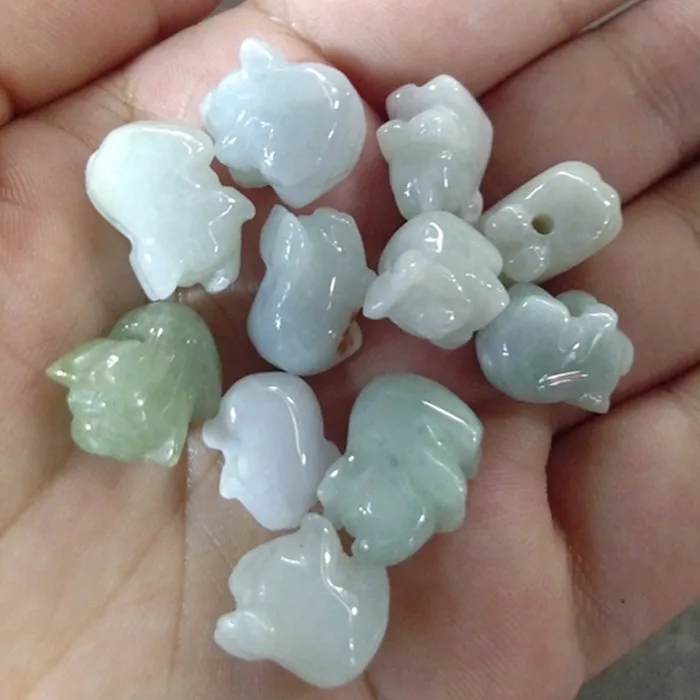 Изысканные ювелирные изделия яркие бусины в форме свиньи нефритовая подвеска