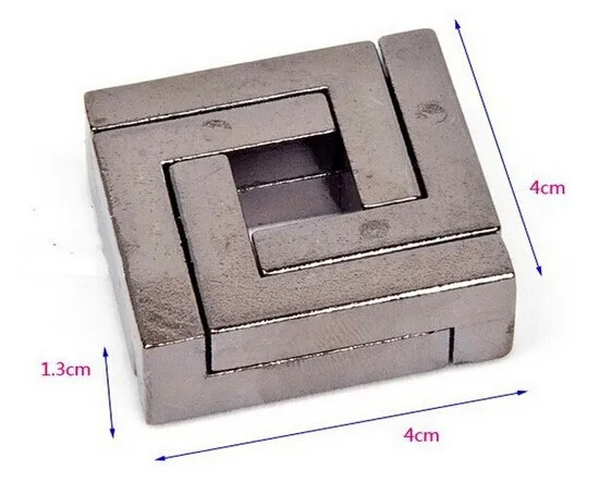 

Классическая головоломка IQ Cast Quarter, металлическая головоломка IQ для взрослых, детей, игрушка TC