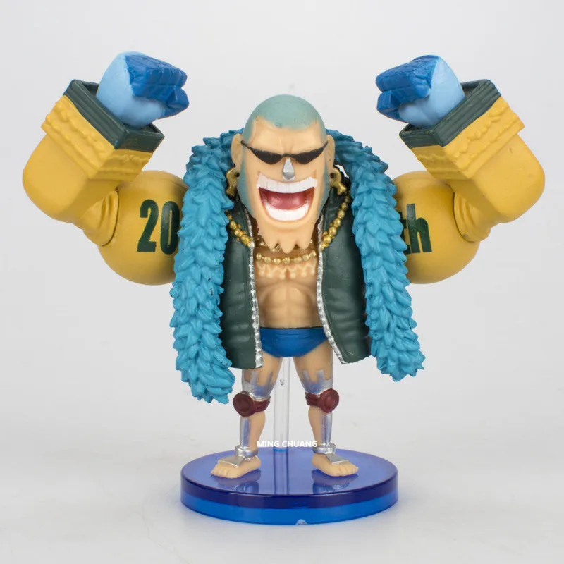 6 шт./компл. одна штука 20 годовщина Usopp BROOK Roronoa Zoro FRANKY Sanji ПВХ фигурка Коллекционная