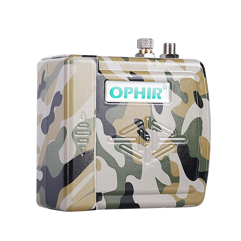 Фото OPHIR 0 3 мм Набор Аэрограф с камуфляжным воздушным компрессором для модели хобби OPHIR 0 3 мм Набор Аэрограф с камуфляжным воздушным компрессором для модели хобби