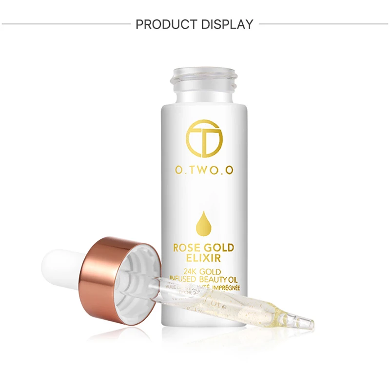 24k Rose Gold Elixir Skin Make Up Oil Face Essential Before Primer Foundation Moisturizing Anti-aging Care | Красота и здоровье