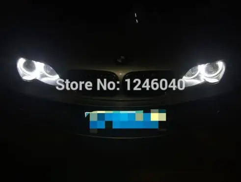 4*131 мм кольцо SMD3528 комплект светодиодов глаза ангела DRL светильник для BMW E36 E38 E39 E46