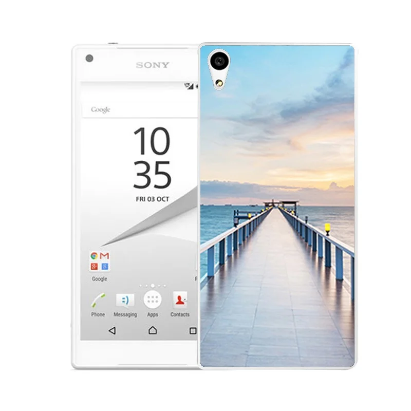 Qmswei ТПУ прозрачный мягкий чехол для телефона sony Z3 Z2 Z5 Z4 мост кошачий звездного