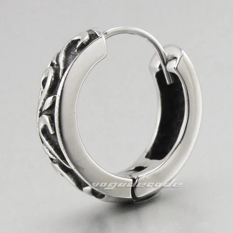 Стильные мужские серьги из нержавеющей стали 316L G004 (2 шт.)|earring post|earrings lightearring men |