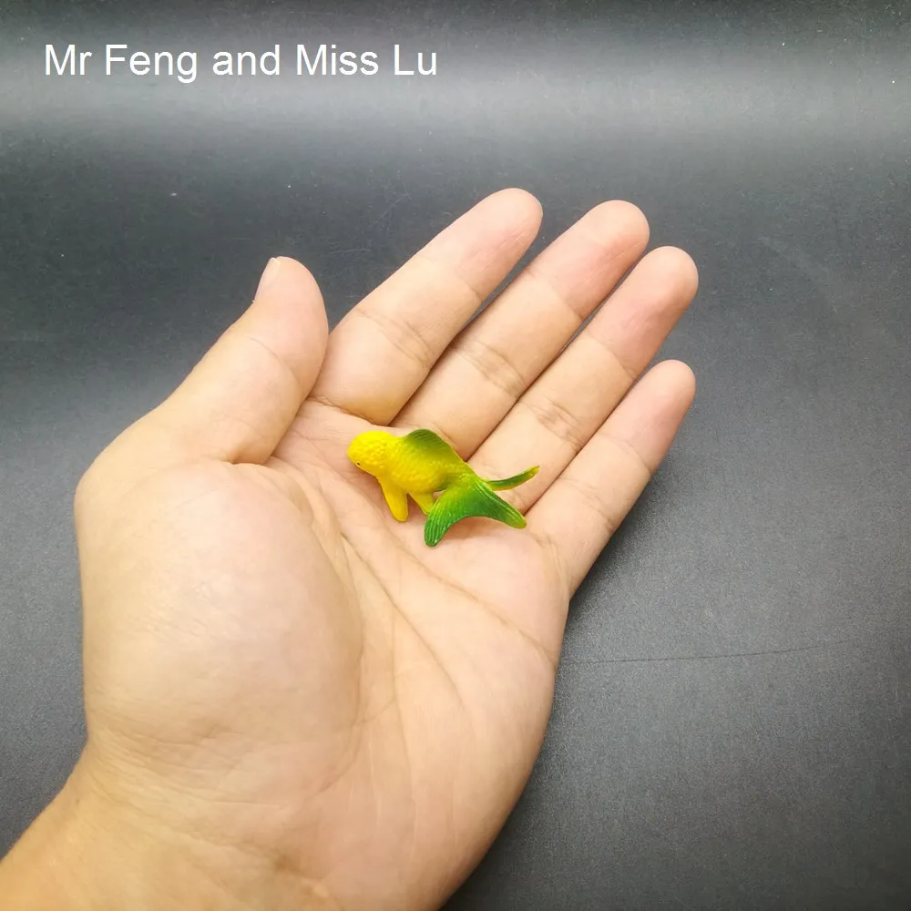 Goldfish Plastic Model Toy Figures PVC Novelty Gags DIY Accessories | Игрушки и хобби