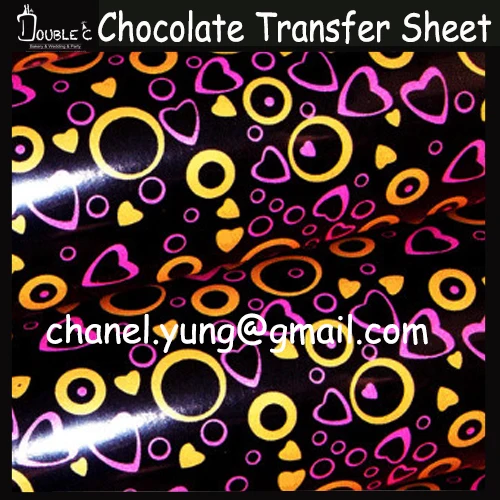 50 шт. горячий мути Цветной переводной лист для шоколада белое кружево шоколадное