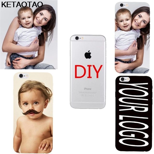 KETAOTAO DIY индивидуальные именные фото телефонные чехлы для iPhone 4S 5S 6S 7 8 X Plus XR XS Max