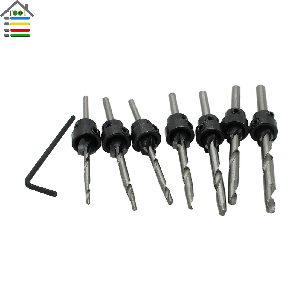 Набор сверл AUTOTOOLHOME для обработки древесины Высокоскоростная сталь с