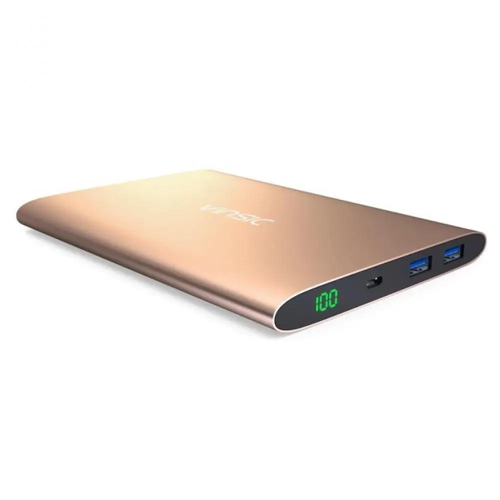 Vinsic20000mAh power Bank двойное внешнее зарядное usb-устройство для аккумулятора батареи