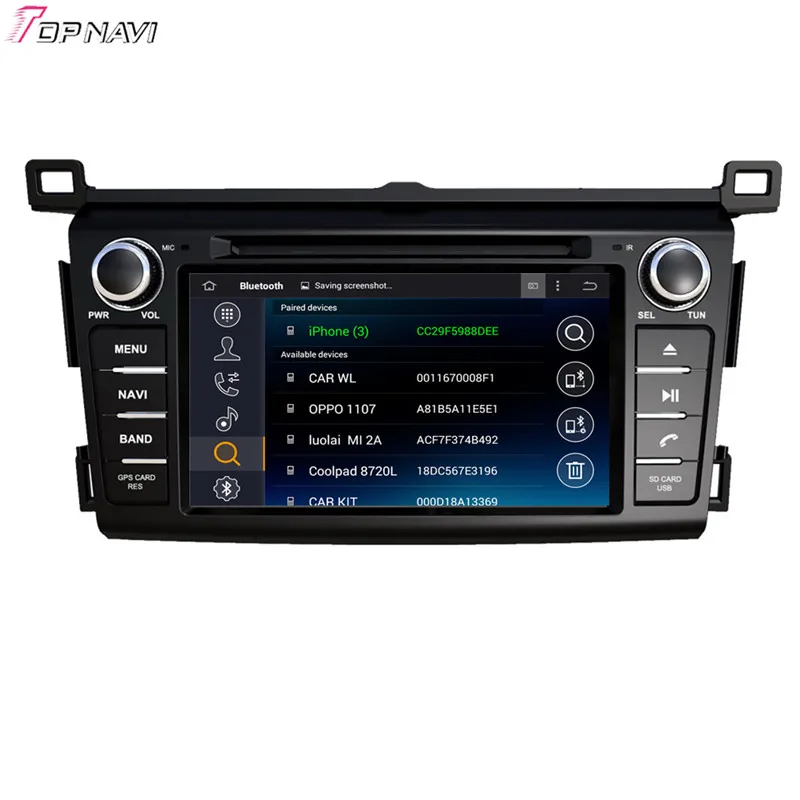 Topnavi 7 ''Восьмиядерный 2 Гб RAM Android 6 0 Автомобильный Радио Стерео GPS для TOYOTA RAV4 2013