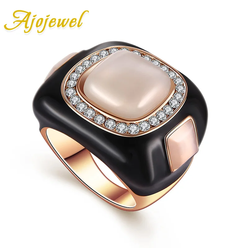 Роскошные полудрагоценные камни Ajojewel размеры 10 и 11 ювелирные изделия модные