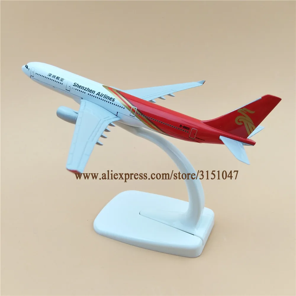 16 см воздушный Китай Шэньчжэнь Airbus 330 A330 модель самолета металл литья под