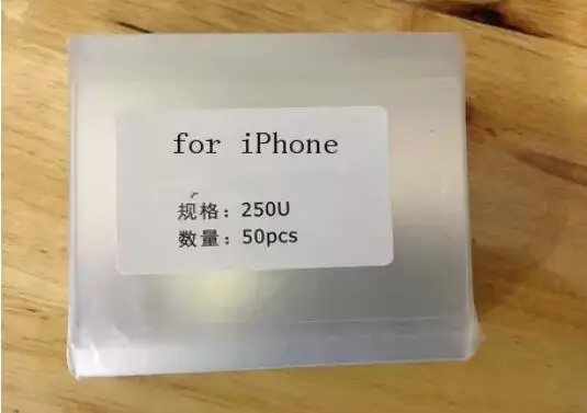 

100pcs Free DHL 250um OCA Optical Clear Adhesive Sticker for iPhone 5 5s 6 6s 7 8 Plus X OCA Glue Touch Glass Lens Film