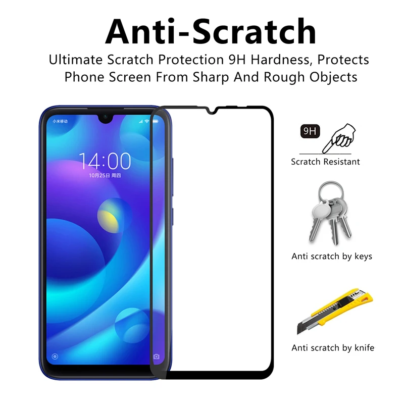 2 шт Защитное стекло для xiaomi mi play закаленное стекло на xio mi xia mi play Защитное стекло для xiaomi play Защитная пленка для экрана