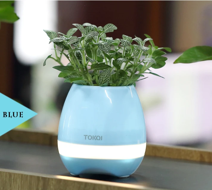 Умная музыка цветочный горшок динамик может играть пианино Открытый Домашний