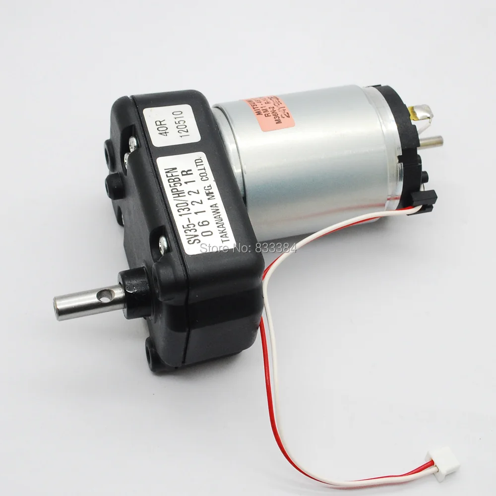 Новый mitsumi 545 DC Двигатель 7 шрифт все металлические Шестерни DC12-30V 55-120 об./мин. ED 8kg. f.