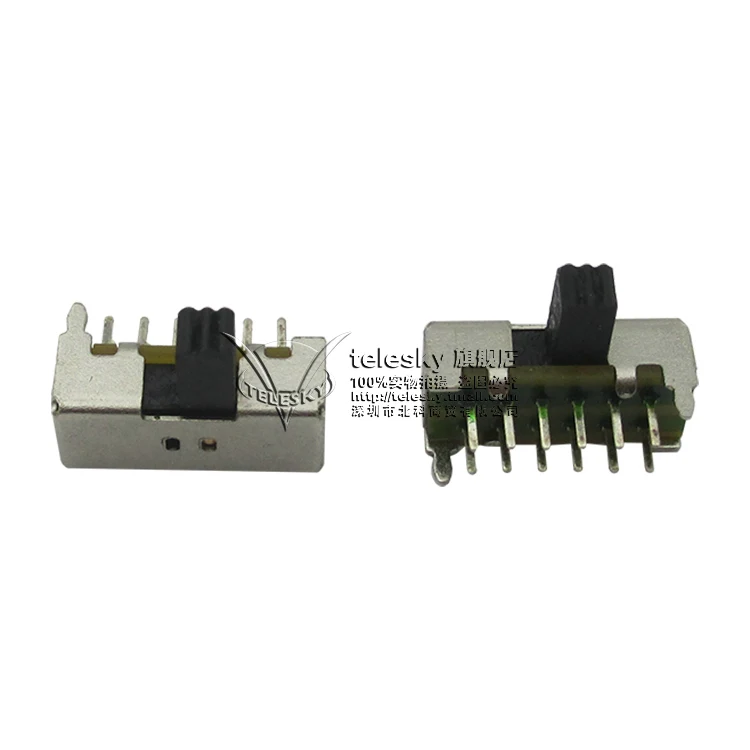 Pull switch SK-42D01 (4P2T) horizontal second row gear (10pcs/lot) | Обустройство дома