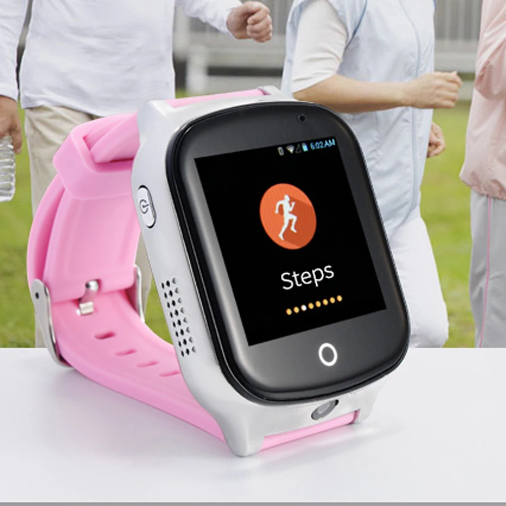pink 3g Смарт-часы детские gps wifi SOS LBS умные часы для пожилых детей умные часы водонепроницаемые gps анти-потеря трекер смартфон часы - Цвет: pink