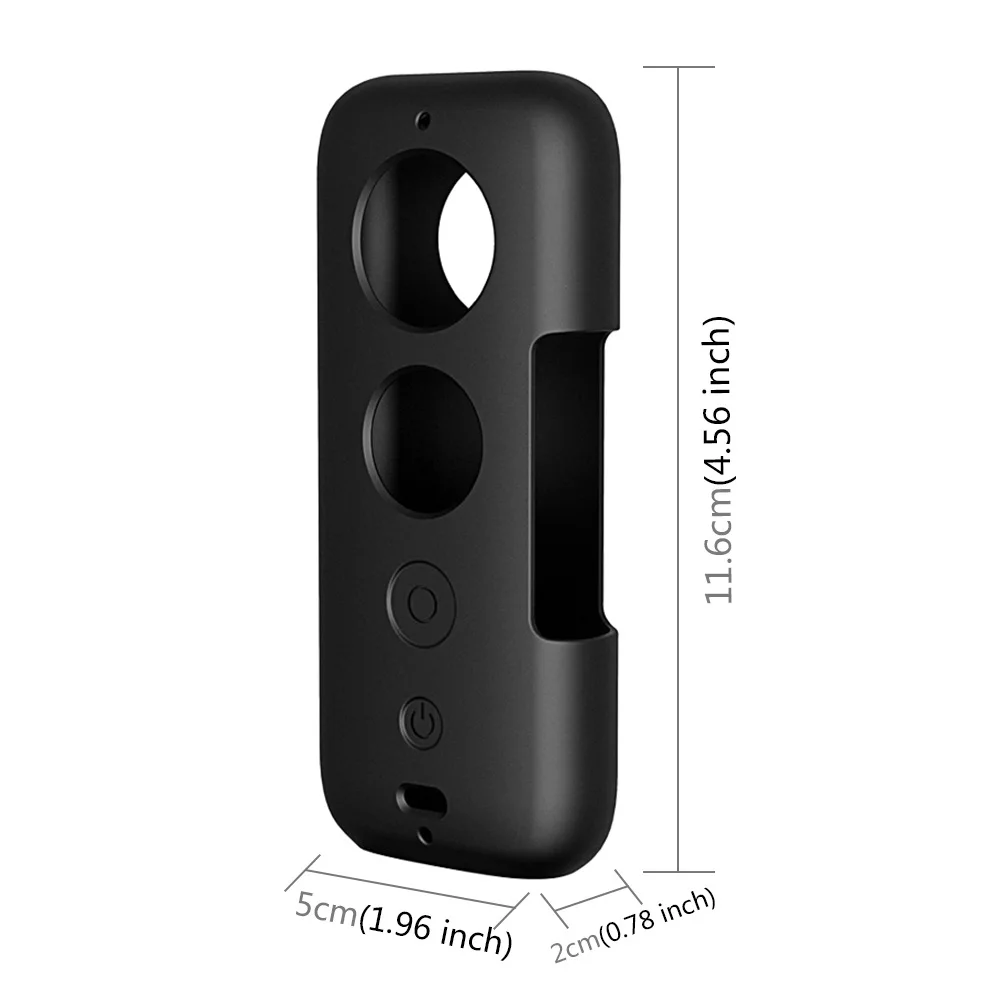 Устойчивый к царапинам защитный силиконовый чехол для Insta360 One X и рыбий глаз