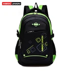 Детские школьные сумки MAGIC UNION, высококачественные нейлоновые рюкзаки, облегчающие нагрузку на плечо, рюкзак на молнии для детей