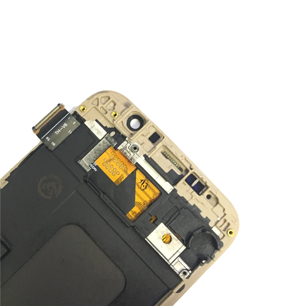 ЖК дисплей для Samsung Galaxy S6 G920F G920A G920T сенсорный экран дигитайзер рамка в