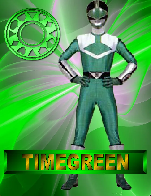 Индивидуальный заказ унисекс Мирай Sentai Timeranger костюм супергероя лайкра спандекс Зентаи Косплэй Хеллоуин костюм PS081 - Цвет: TimeGreen