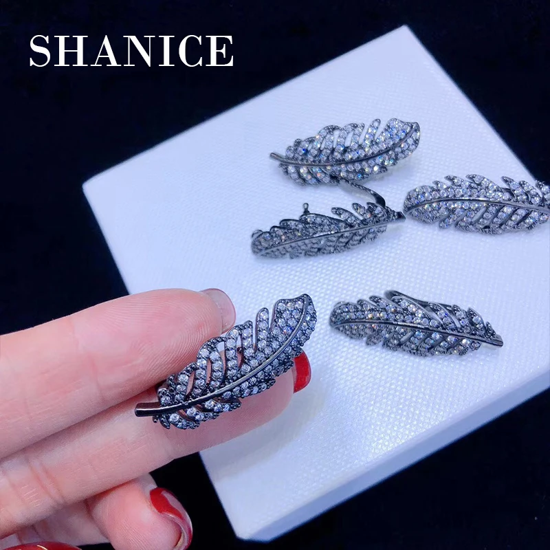 SHANICE перо Форма кубический цирконий DIY Браслеты Жемчужное ожерелье сделай сам