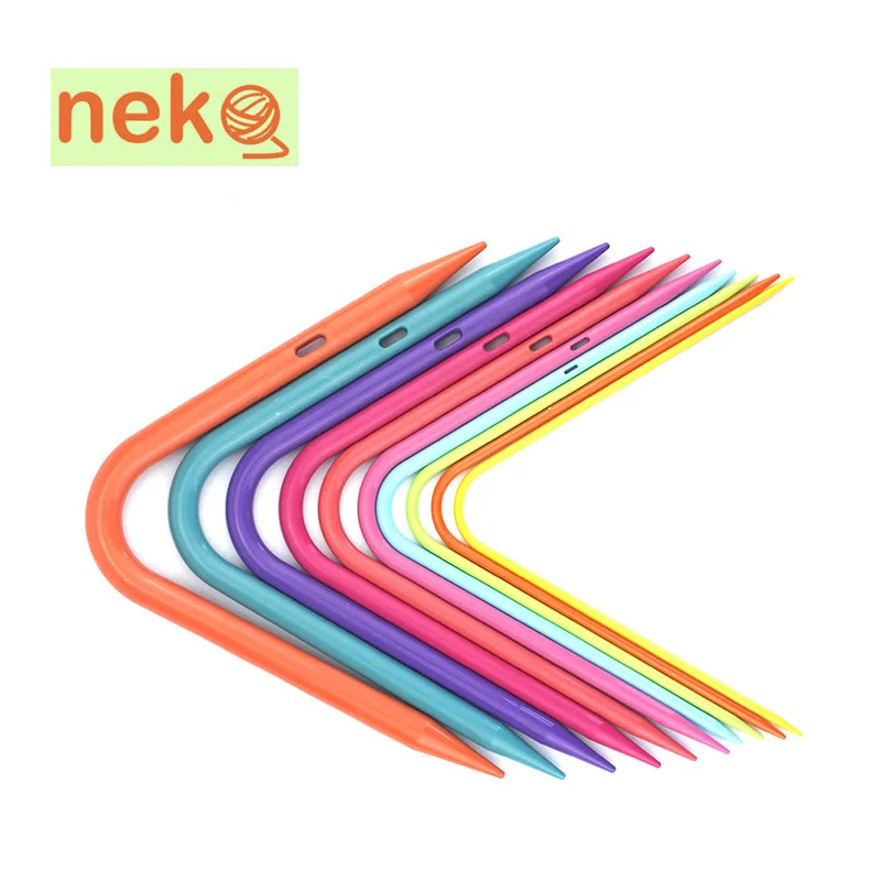 NEKO пластиковая изогнутая двойная заостренная игла для шапки | Дом и сад