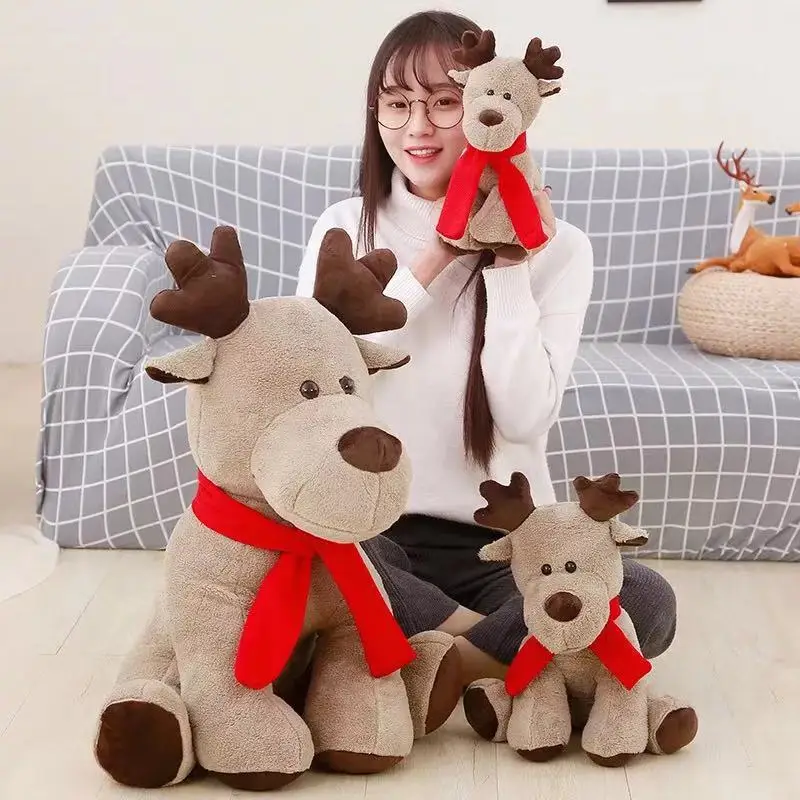 Милые плюшевые куклы с оленями мягкие игрушки куклы-животные детская игрушка